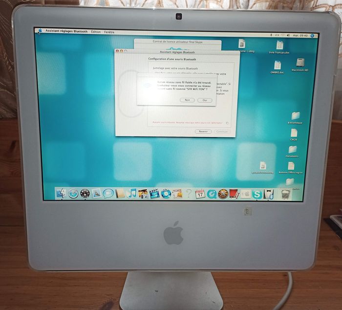 Apple iMac "Core Duo" 1.83 Ghz 2Mo Cache 512Mo Ram- 17 pouces avec câble secteur - photo numéro 4