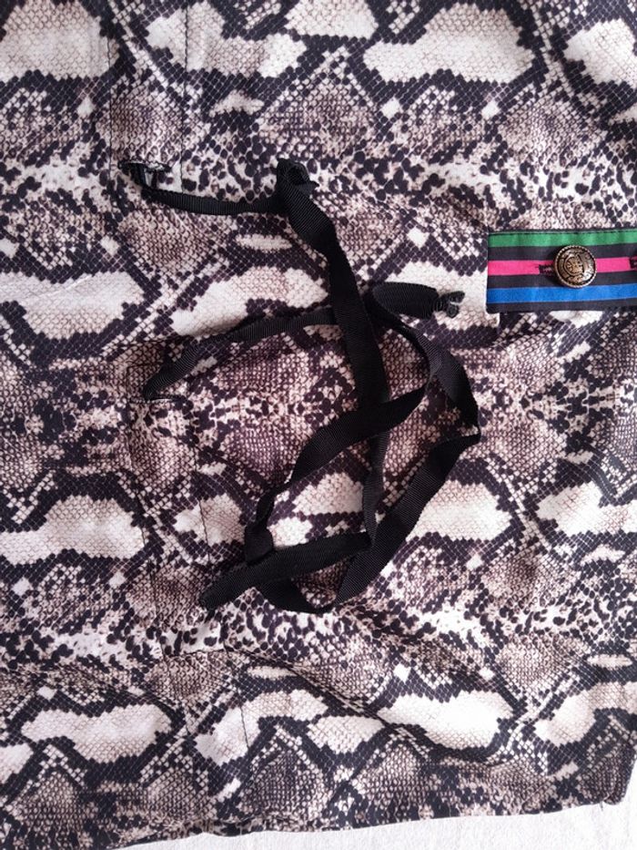 Robe mini été imprimée serpent Ipsso - photo numéro 8