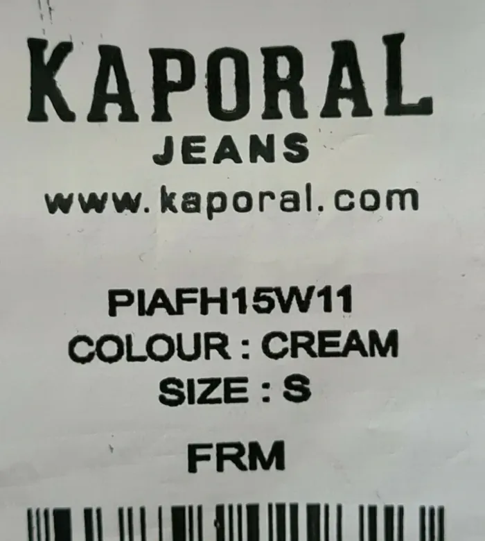 T-shirt beige Kaporal Taille S - photo numéro 5