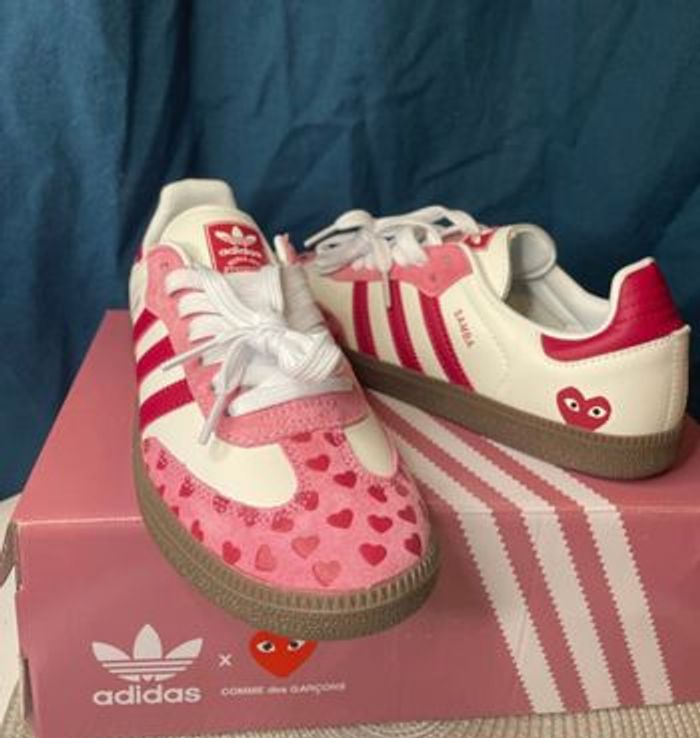 Adidas samba comme des garçon - photo numéro 2