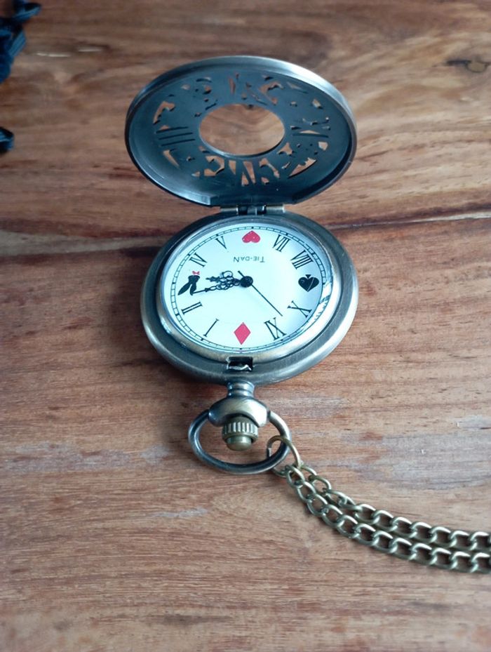 Montre à gousset vieil or ; idée cadeau 🎁 - photo numéro 4