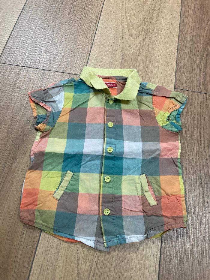 Chemisette à carreaux