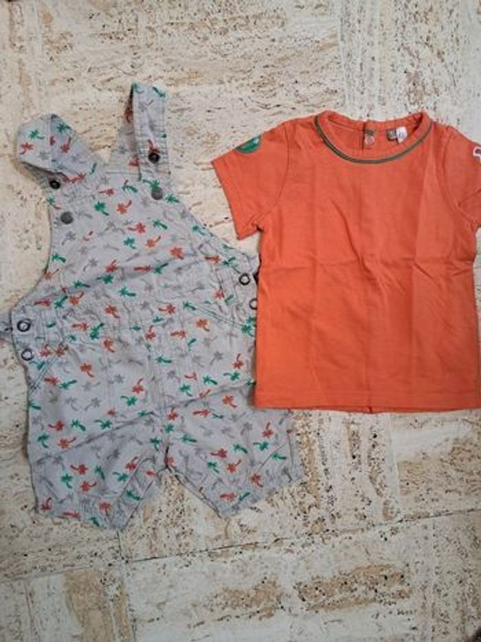 Lot de 4 ensemble été bébé garçon 6 mois