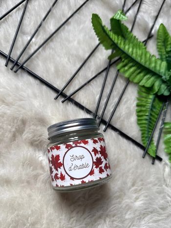 Bougie parfum sirop Erable - NEUVE