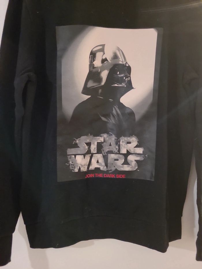 Sweat homme col rond noir star wars Taille L TBE - photo numéro 2