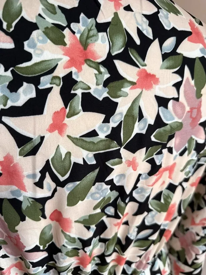 Superbe robe neuve fleurie fluide Ikoone & Bianca 🌸 M L 38 40 - photo numéro 8