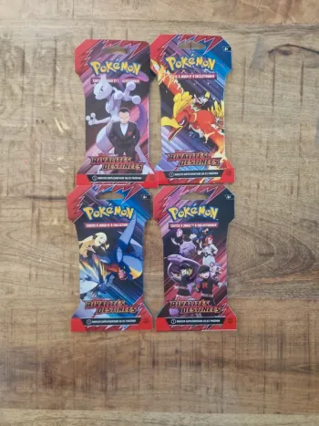 Artset Pokémon Rivalités Destinées 4 boosters