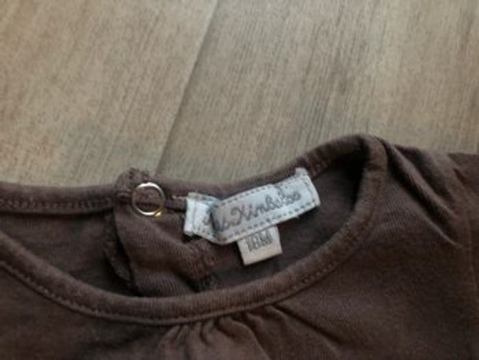 Tee-shirt marron fille - photo numéro 2