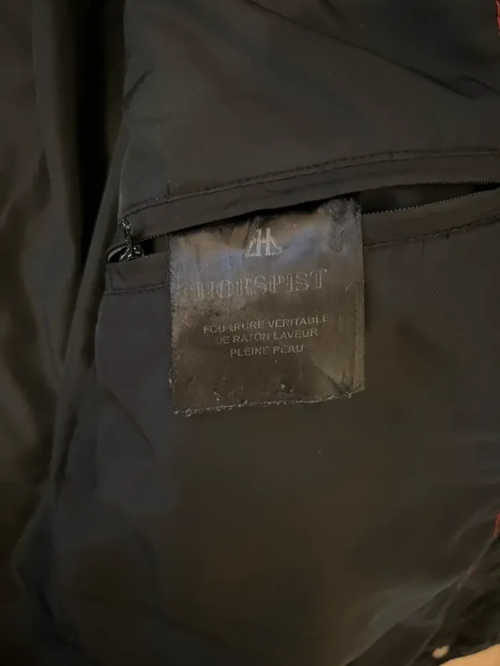 Veste Horpist homme à capuche fourrure   taille S - photo numéro 5