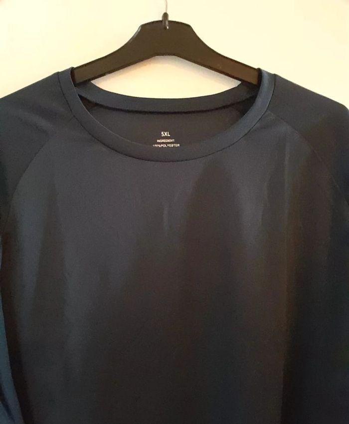 T-shirt homme Noir, taille 5XL - photo numéro 2