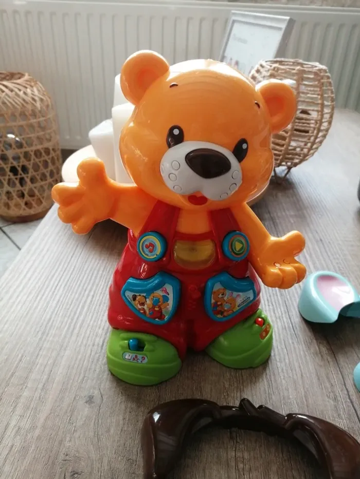 Jouet bébé "L'ourson à chansons" - photo numéro 2