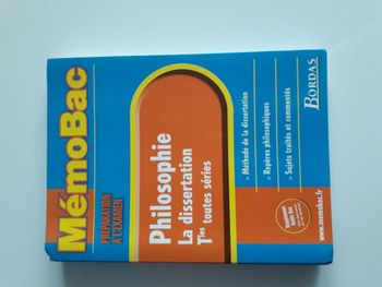 MémoBac Philosophie - La dissertation