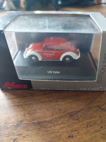 Volkswagen Kafer 1/87 Schuco Feuerwehr - Einsatzleitung 112 cox beetle Volkswagen collector
