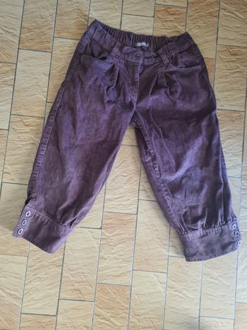 Pantacourt en velours In Extenso / Taille 14 ans