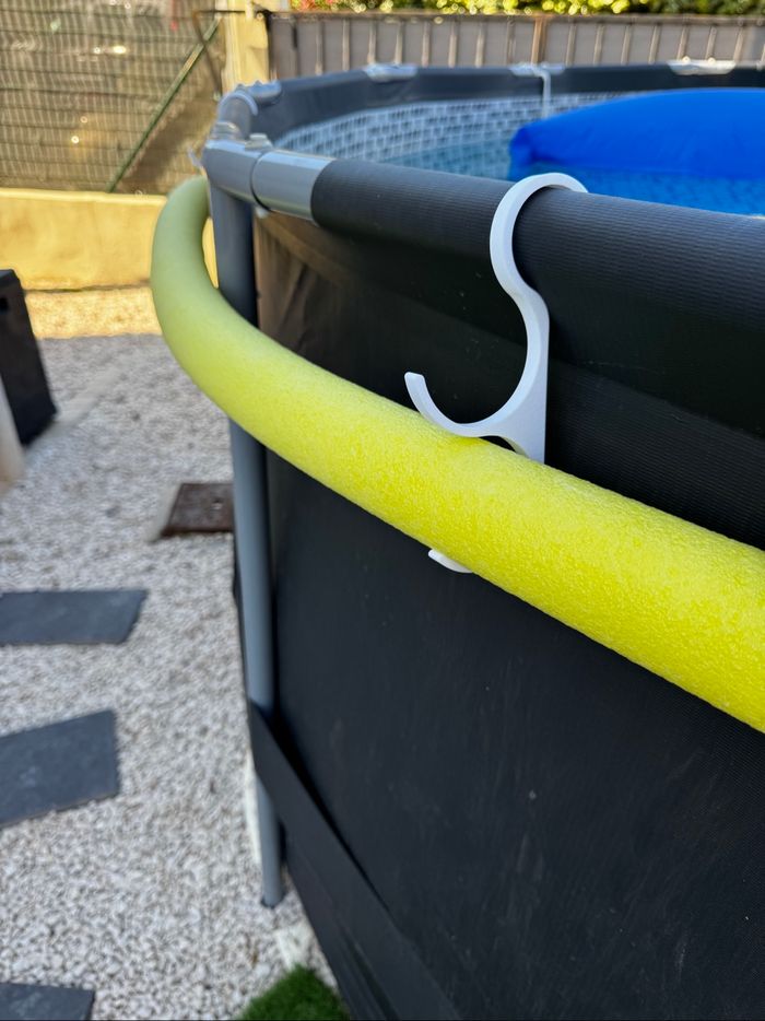 Lot de 2 porte frite mousse blanc, pour piscine INTEX
