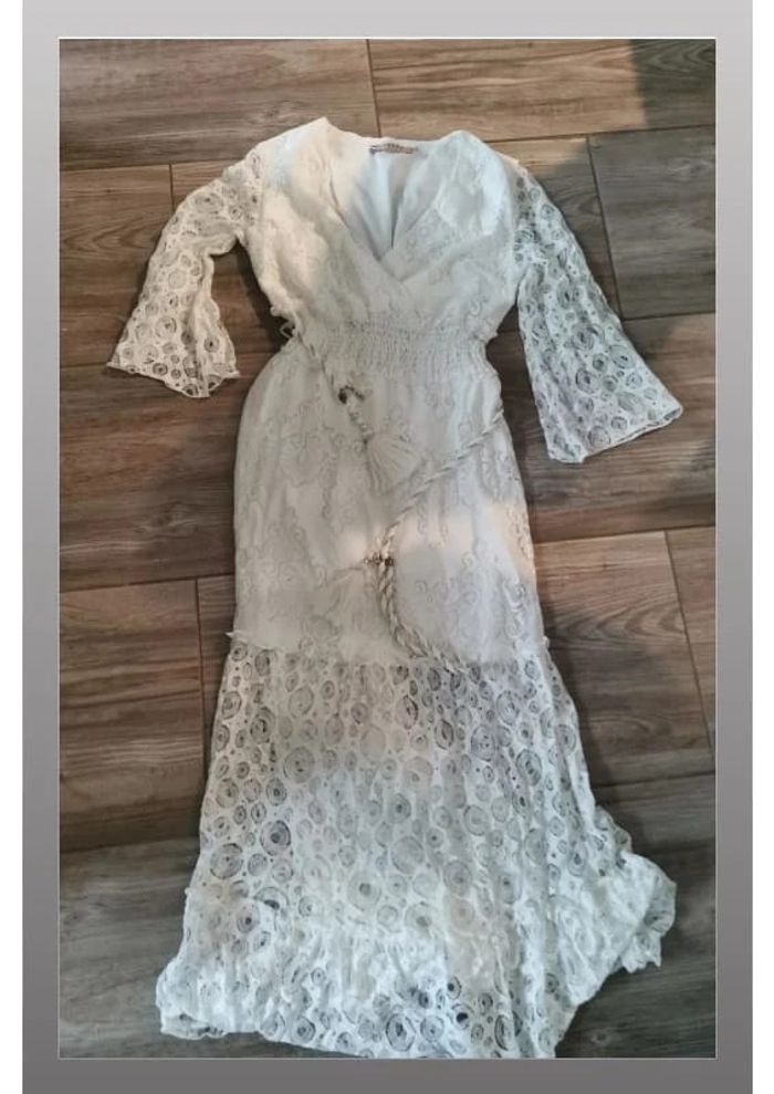 Robe blanche Azaka Taille S/M