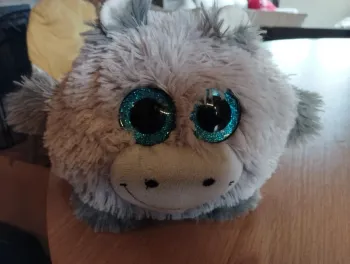 Peluche Beanie yeux brillants.