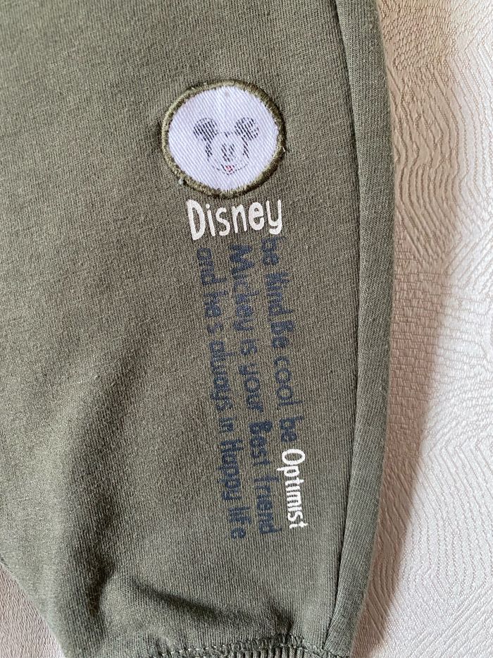 Pantalon de jogging kaki Mickey 9 mois Disney baby - photo numéro 4