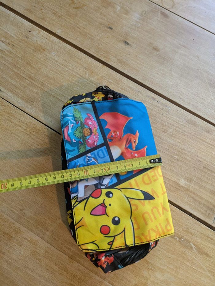 Trousse Pokémon – Pikachu, Tortank, Dracaufeu, Florizarre – école, stylos, rangement - photo numéro 8