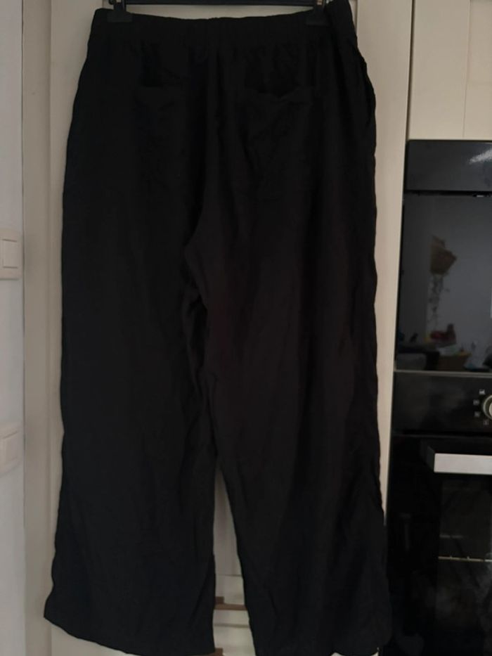 Pantalon lin noir H&M taille XL - photo numéro 4