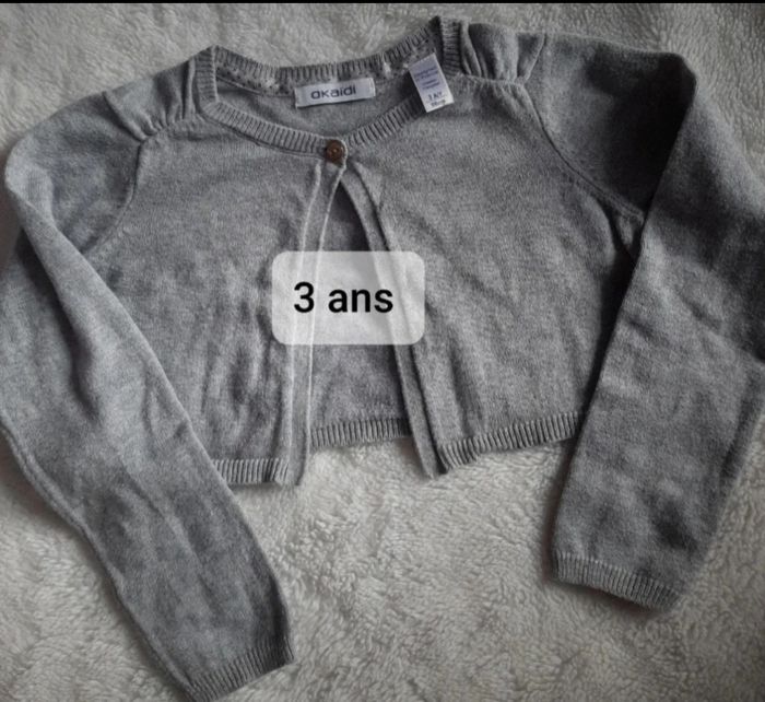 Gilet boléro 3 ans