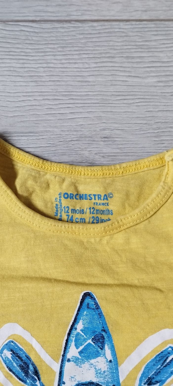 T-shirt MC garçon 12 mois orchestra - photo numéro 3