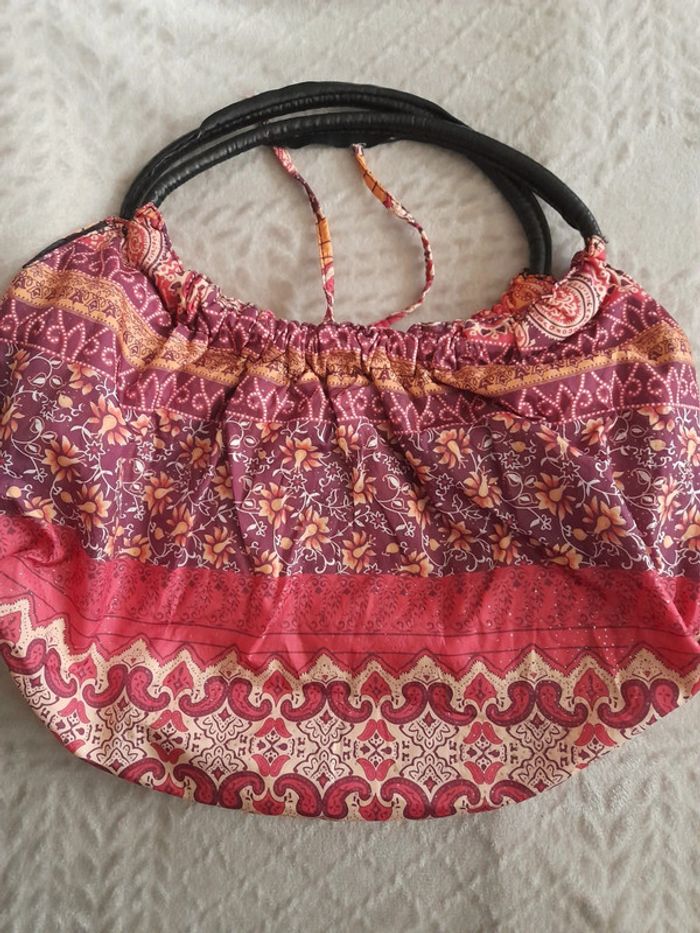 Sac en tissu multicolore - photo numéro 2