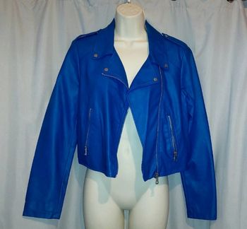 Veste en cuire