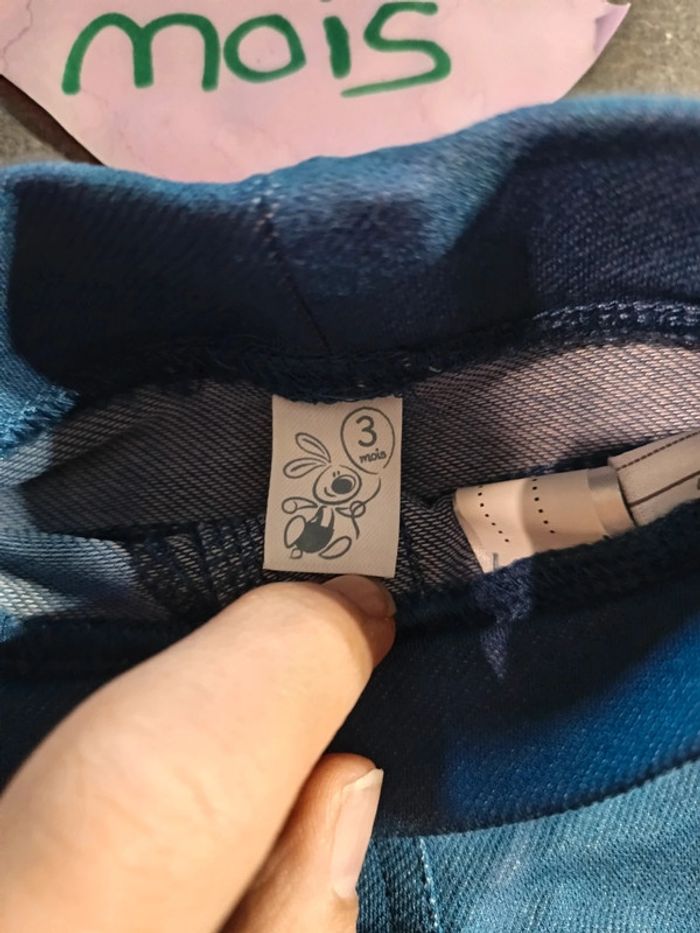 Jegging bleu 3 mois - photo numéro 2