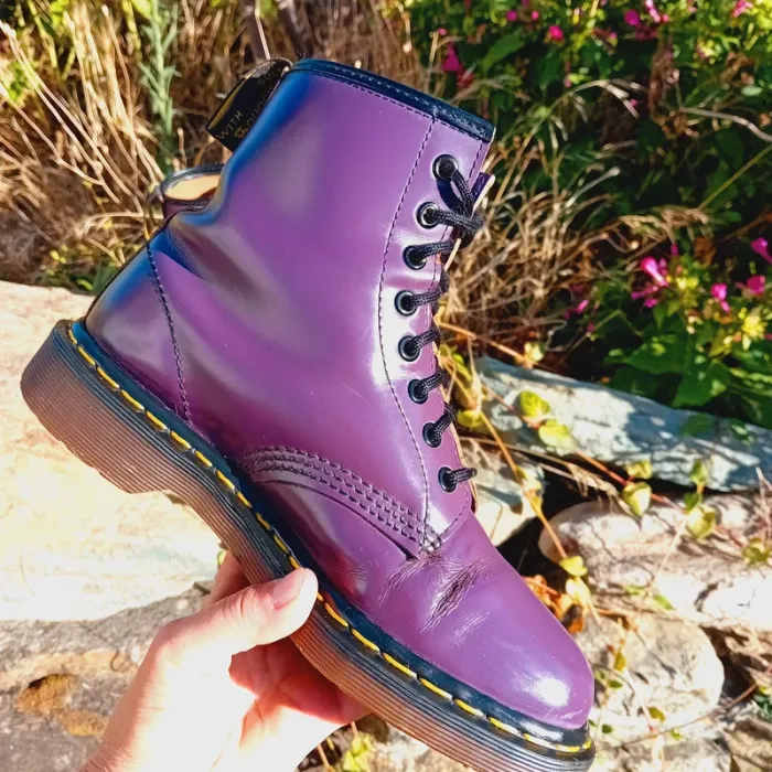Dr. Martens made in England violet UK6 39 - photo numéro 4