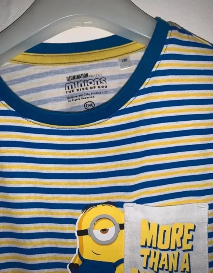 Tee shirt les minions pour enfant - photo numéro 3