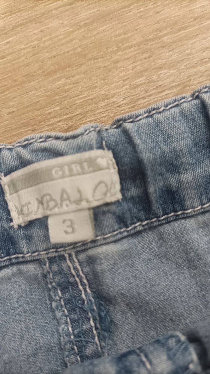 Jeans bleu clair Kimbaloo 3 ans - photo numéro 3