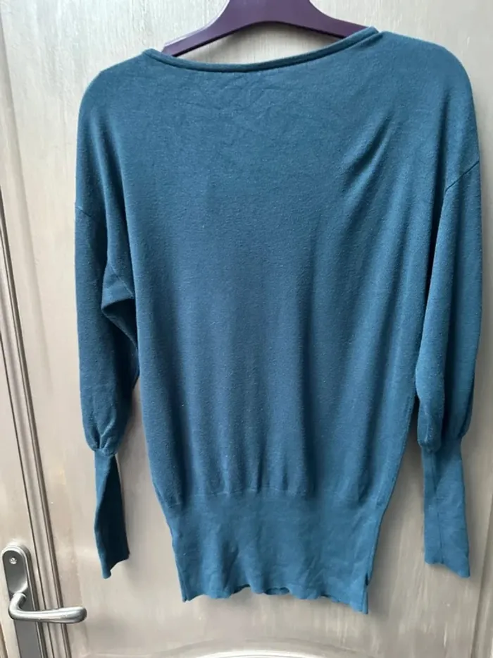 Pull fin Naf Naf bleu S - photo numéro 9