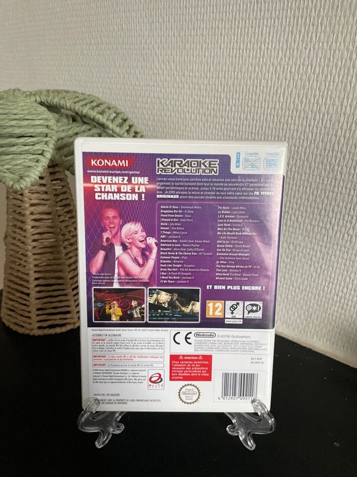 Jeu Wii - karaoké Révolution - photo numéro 3