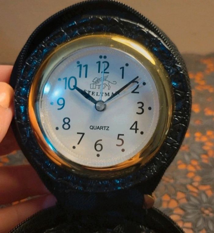 Réveil de voyage + montre steltman - photo numéro 6