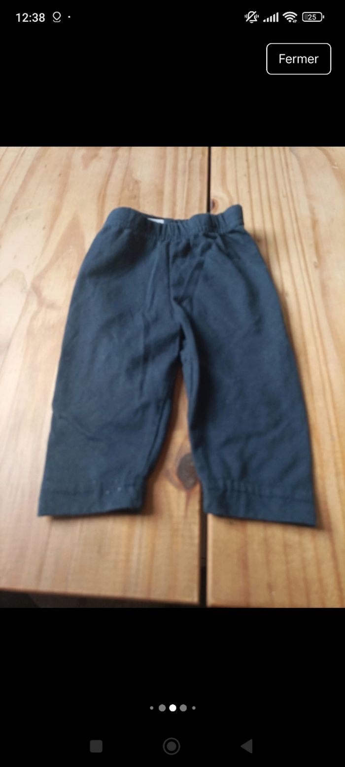 Lot de pantalon short et 1 collant bébé fille