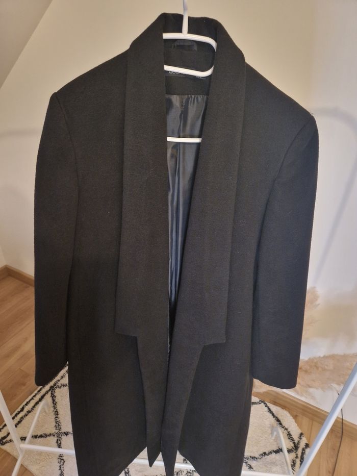 Manteau long noir chic femme Boohoo T.38 - photo numéro 3