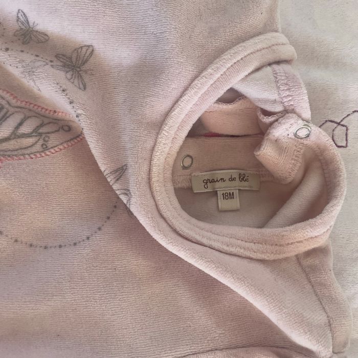 3 pyjama velours fille 18 mois - photo numéro 3