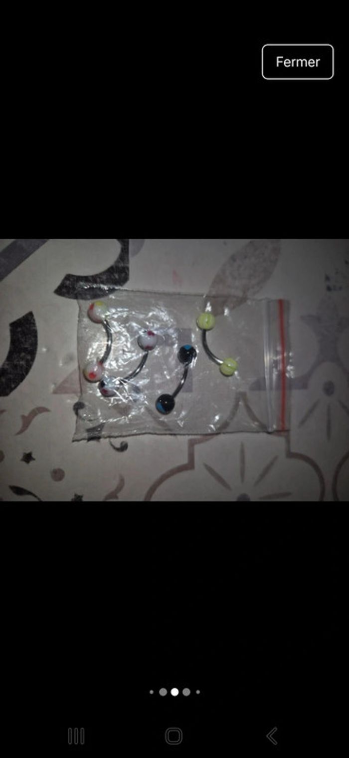 Lot piercing neuf - photo numéro 4