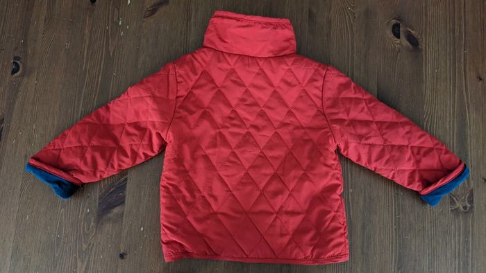 Manteau/Veste de Mi-saison rouge et Marine 18 Mois - photo numéro 8