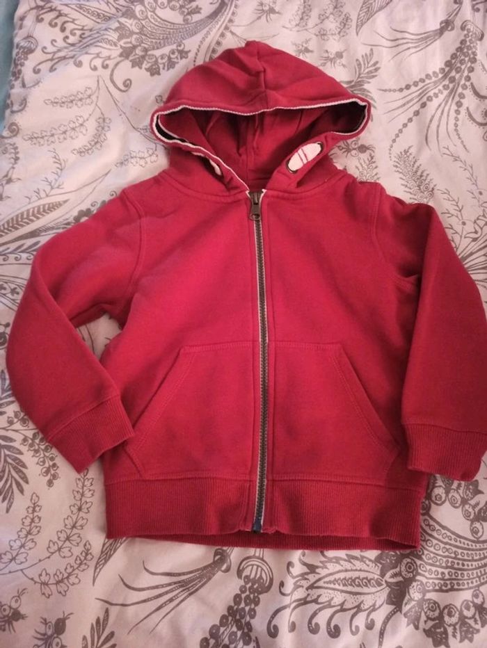 Gilet sweat a capuche - photo numéro 2