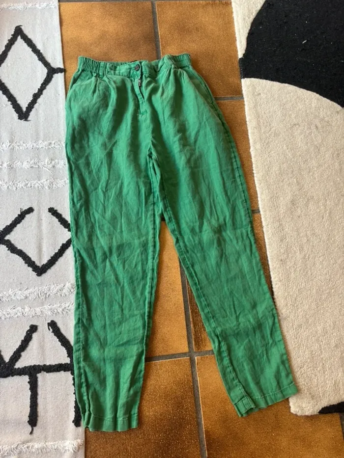 Pantalon lin Monoprix - photo numéro 4