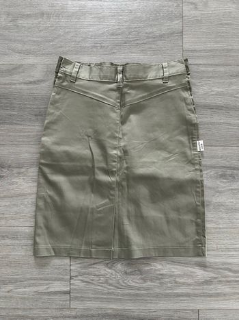 Jupe kaki clair sauge Y2K Vintage T32 XXS