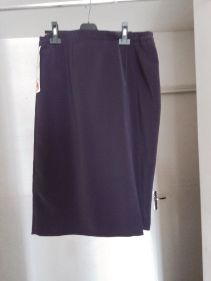 Jupe aubergine