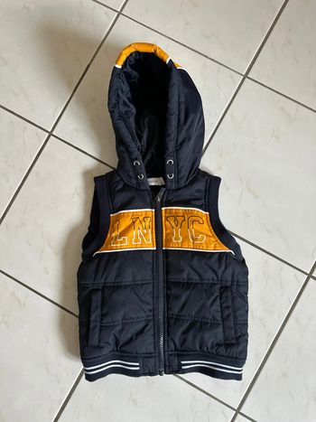 3 ans doudoune sans manches orchestra