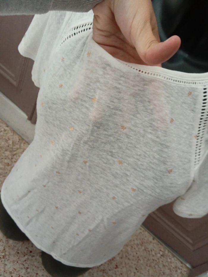 Tee shirt manche courte Camaïeu Taille 36🌹 - photo numéro 5