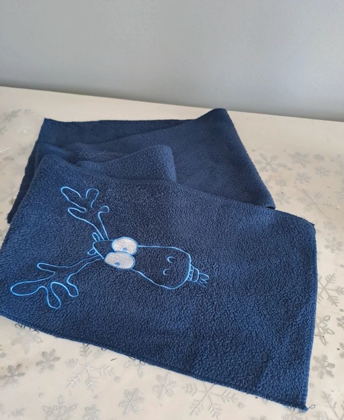 Écharpe toute douce motif élan