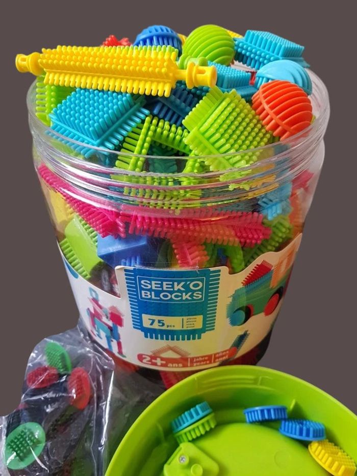 Baril de plus de 130 pièces de construction - T. Dès 2 ans - photo numéro 2