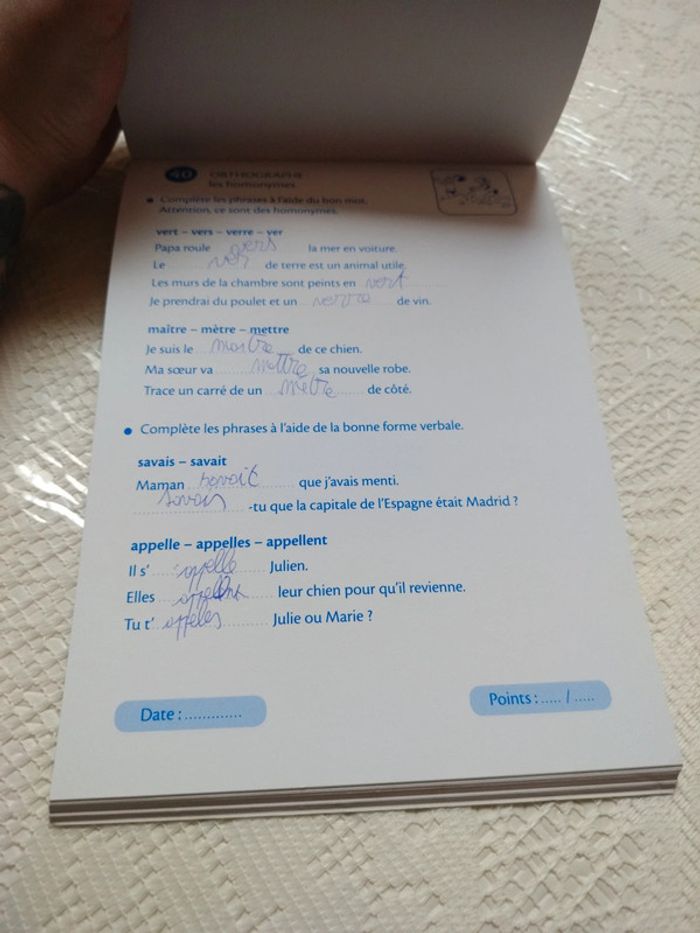 Bloc d'exercices pour les vacances - photo numéro 5