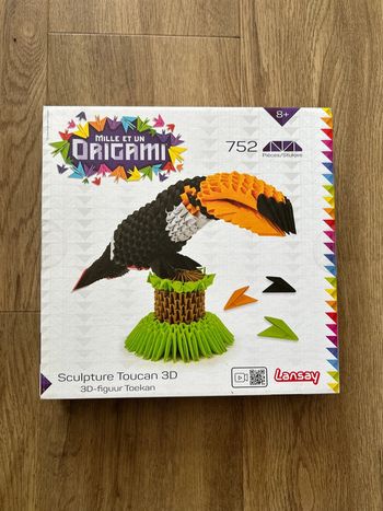 Sculpture Toucan 3D Origami